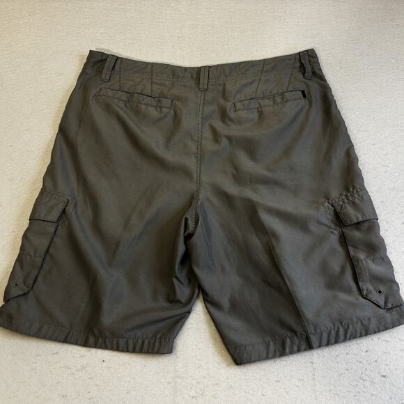 Vtg Tony Hawk Cargo Shorts Mens 36 Gray Skater Y2K Skateboarding Utility Summer - Picture 7 of 8